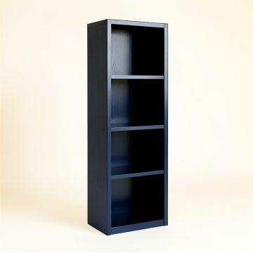 Ash Brook Narrow Cubby Tower - Navy (synthetic illustration; no displayed measurements)