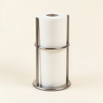 Modern Tissue Free Standing Toilet Paper Holder With Storage (synthetic illustration; no displayed measurements)