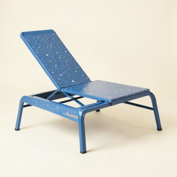 Terrazzo Corner Chaise Lounge (synthetic illustration; no displayed measurements)