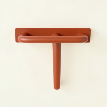 Holly Canyon Cabinet Handle Without Packaging - Terracotta (synthetic illustration; no displayed measurements)