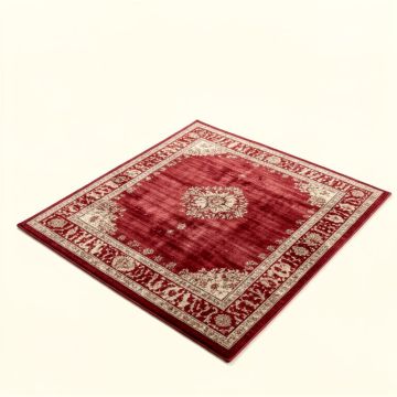 Kingston Seymour Power Loom Red/Beige Rug (synthetic illustration; no displayed measurements)