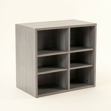 Summit Canyon Desktop Shelving Unit - Gray (synthetic illustration; no displayed measurements)