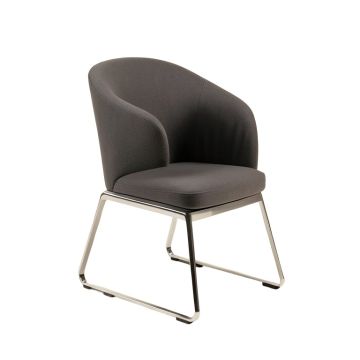 Wiston King Louis Back Side Chair In Clear