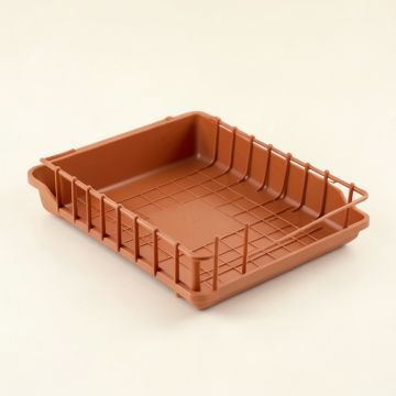 Cliff Arc Empty Under-Desk Cable Tray (synthetic illustration; no displayed measurements)