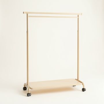 Shore Bend Empty Garment Rack - Beige (synthetic illustration; no displayed measurements)