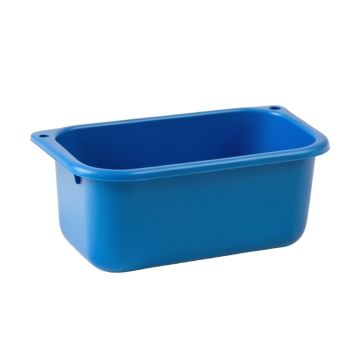Spruce Canyon Empty Railing Planter With Integral Brackets - Blue