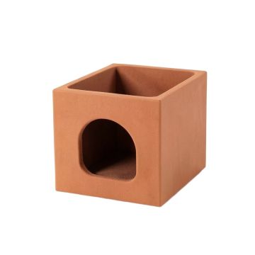 Harbor Edge Wall-Mounted Cat Perch - Terracotta