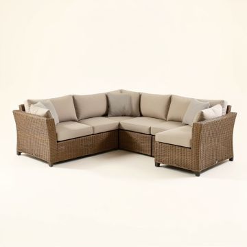 Mangum Patio 9 Piece Rattan Sofa Seating Group With Cushions (synthetic illustration; no displayed measurements)