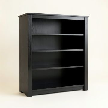 Elm Brook Freestanding Bookcase - Black (synthetic illustration; no displayed measurements)