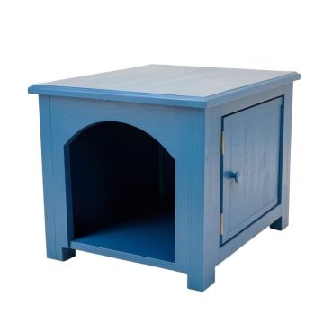 Shore Brook Empty Furniture-Style Litter Enclosure - Blue