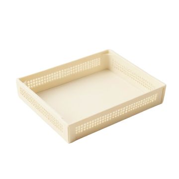 Maple Falls Empty Under-Desk Cable Tray - Ivory