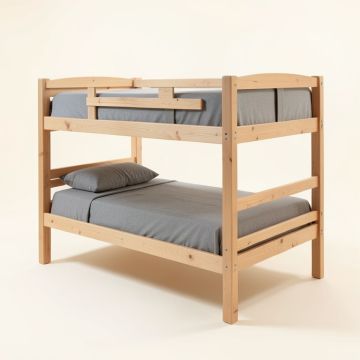 Bolles Solid Wood Bunk Bed By Harriet Bee (synthetic illustration; no displayed measurements)