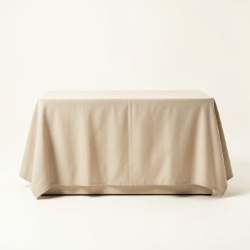 Spruce Bridge Flat Bed Sheet - Beige (synthetic illustration; no displayed measurements)