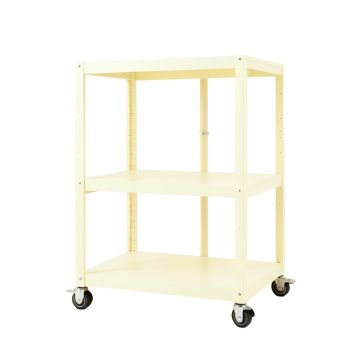 Vale Bend Empty Rolling Workshop Cart - Ivory