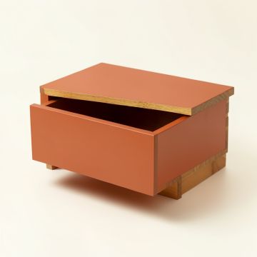 Cove Dell Under-Desk Drawer Unit - Terracotta (synthetic illustration; no displayed measurements)