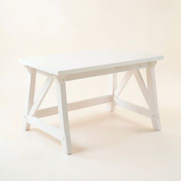 Field Dell Empty Workshop Workbench - White (synthetic illustration; no displayed measurements)