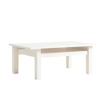Dawn Bend Coffee Table - White