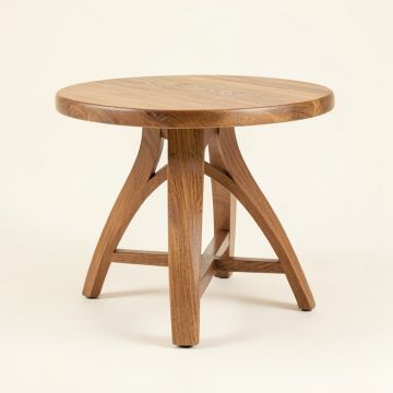 Eldridge Drum End Table (synthetic illustration; no displayed measurements)