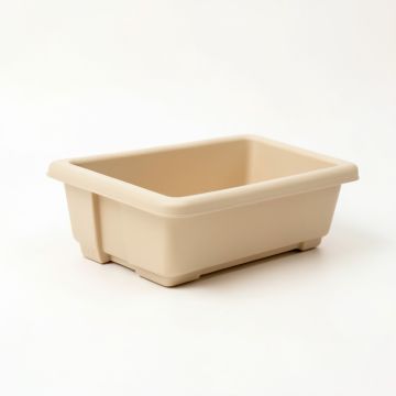 Wren Bridge Empty Railing Planter With Integral Brackets - Beige (synthetic illustration; no displayed measurements)