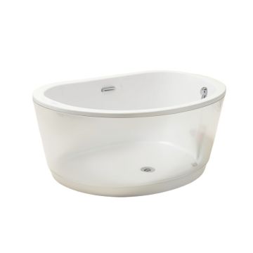 Mermaid 71 '' X 34 '' Freestanding Soaking Bathtub