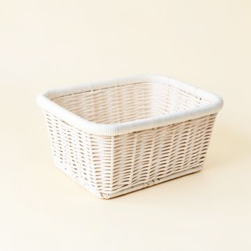 Hazel Canyon Empty Storage Basket - White (synthetic illustration; no displayed measurements)
