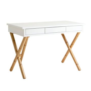 Maple Crossing Writing Desk - White