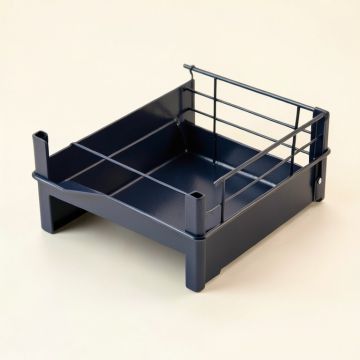 Spruce Crossing Empty Under-Desk Cable Tray - Navy (synthetic illustration; no displayed measurements)