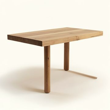 Marisol Solid Wood Dining Table (synthetic illustration; no displayed measurements)