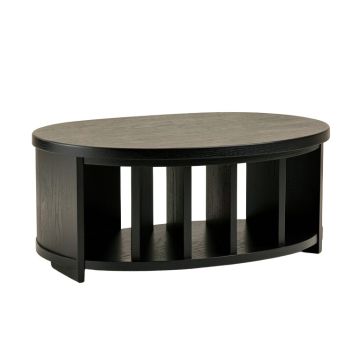 Alder Branch Shoe Storage Bench - Black