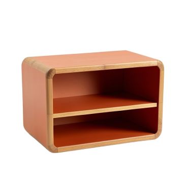 Meadow Bend Low Toy Storage Unit - Terracotta