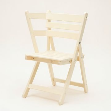 Sage Canyon Folding Outdoor Chair - Cream (synthetic illustration; no displayed measurements)