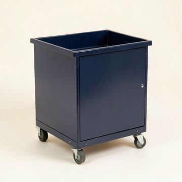Moss Bridge Empty Rolling Workshop Cart - Navy (synthetic illustration; no displayed measurements)