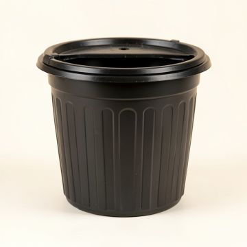 Wren Branch Closed Garden Compost Bin - Black (synthetic illustration; no displayed measurements)