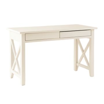 Alder Bend Writing Desk - White