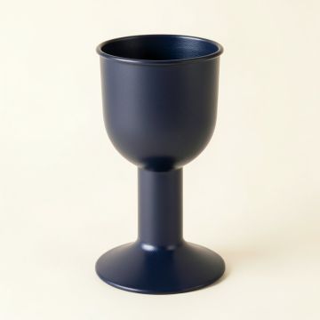 Oak Bluff Empty Candle Holder - Navy (synthetic illustration; no displayed measurements)