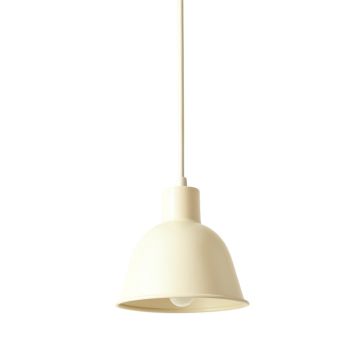 Maple Canyon Pendant Light Suspended From One Plain Cable - Ivory
