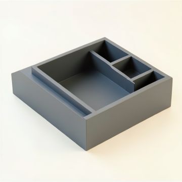 Field Bridge Empty Pantry Drawer Organizer Insert - Gray (synthetic illustration; no displayed measurements)