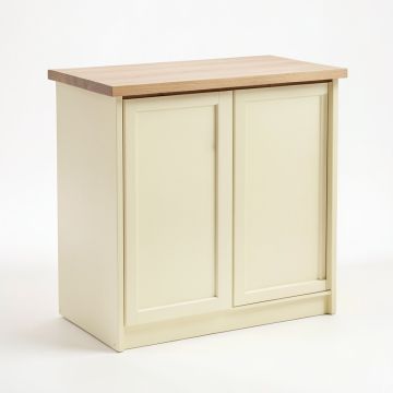 Cove Bend Freestanding Laundry Folding Counter - Cream (synthetic illustration; no displayed measurements)