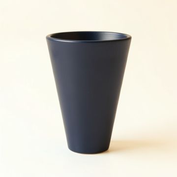 River Arc Empty Railing Planter With Integral Brackets - Navy (synthetic illustration; no displayed measurements)