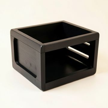 Cedar Canyon Empty Furniture-Style Pet Crate - Black (synthetic illustration; no displayed measurements)