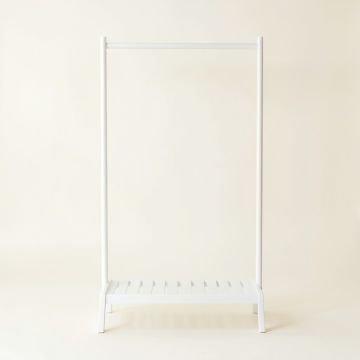 Olive Bridge Empty Garment Rack - White (synthetic illustration; no displayed measurements)
