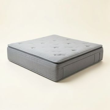 12 '' Medium Gel Memory Foam Mattress And Box Spring (synthetic illustration; no displayed measurements)