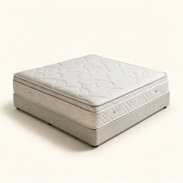 Lucid Comfort Collection 10 '' Plush Tight Top Mattress And Adjustable Bed Set (synthetic illustration; no displayed measurements)