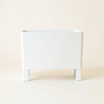 Sage Canyon Empty Raised Planter - White (synthetic illustration; no displayed measurements)