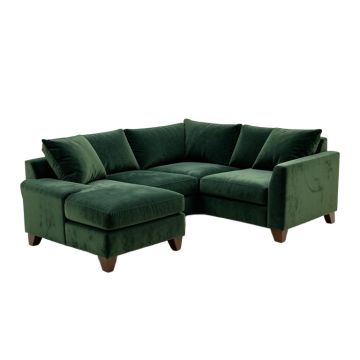 Ahadzi 109 '' Wide Velvet Left Hand Facing Sofa & Chaise
