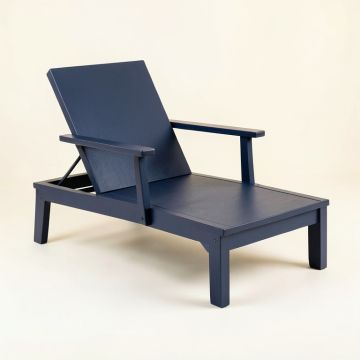 Sage Branch Outdoor Lounge Chair - Navy (synthetic illustration; no displayed measurements)