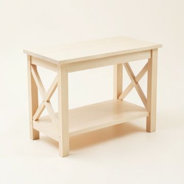 Brook Falls Side Table - Ivory (synthetic illustration; no displayed measurements)