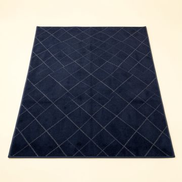 Holly Brook Rectangular Area Rug - Navy (synthetic illustration; no displayed measurements)
