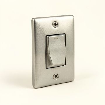 Monarch Abode Architectural 1-Gang Toggle Light Switch Wall Plate (synthetic illustration; no displayed measurements)
