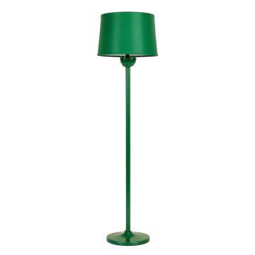Summit Canyon Floor Lamp With A Plain Fabric Shade - Green (synthetic illustration; no displayed measurements)
